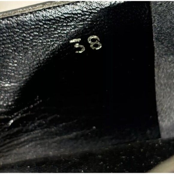 Prada Mary Jane Black soft nappa leather Loafer Ballet Flats Size 8 - Picture 11 of 11